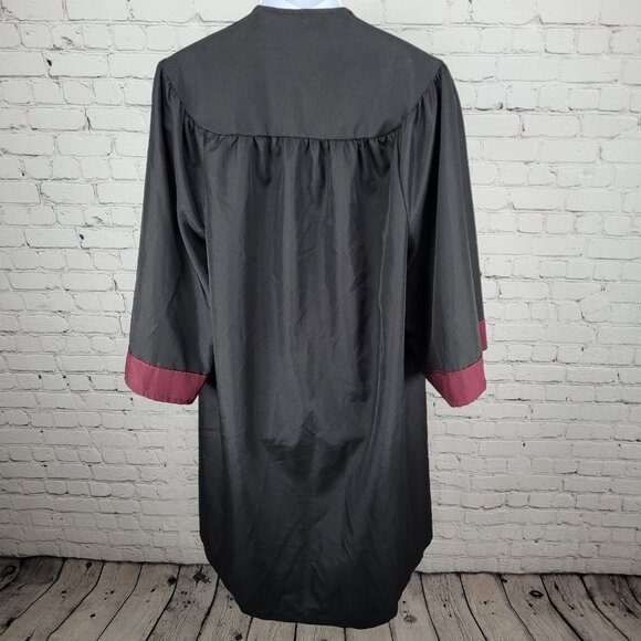 Texas A&M University Aggies Black & Maroon Zipped College Graduation Gown - Picture 2 of 10